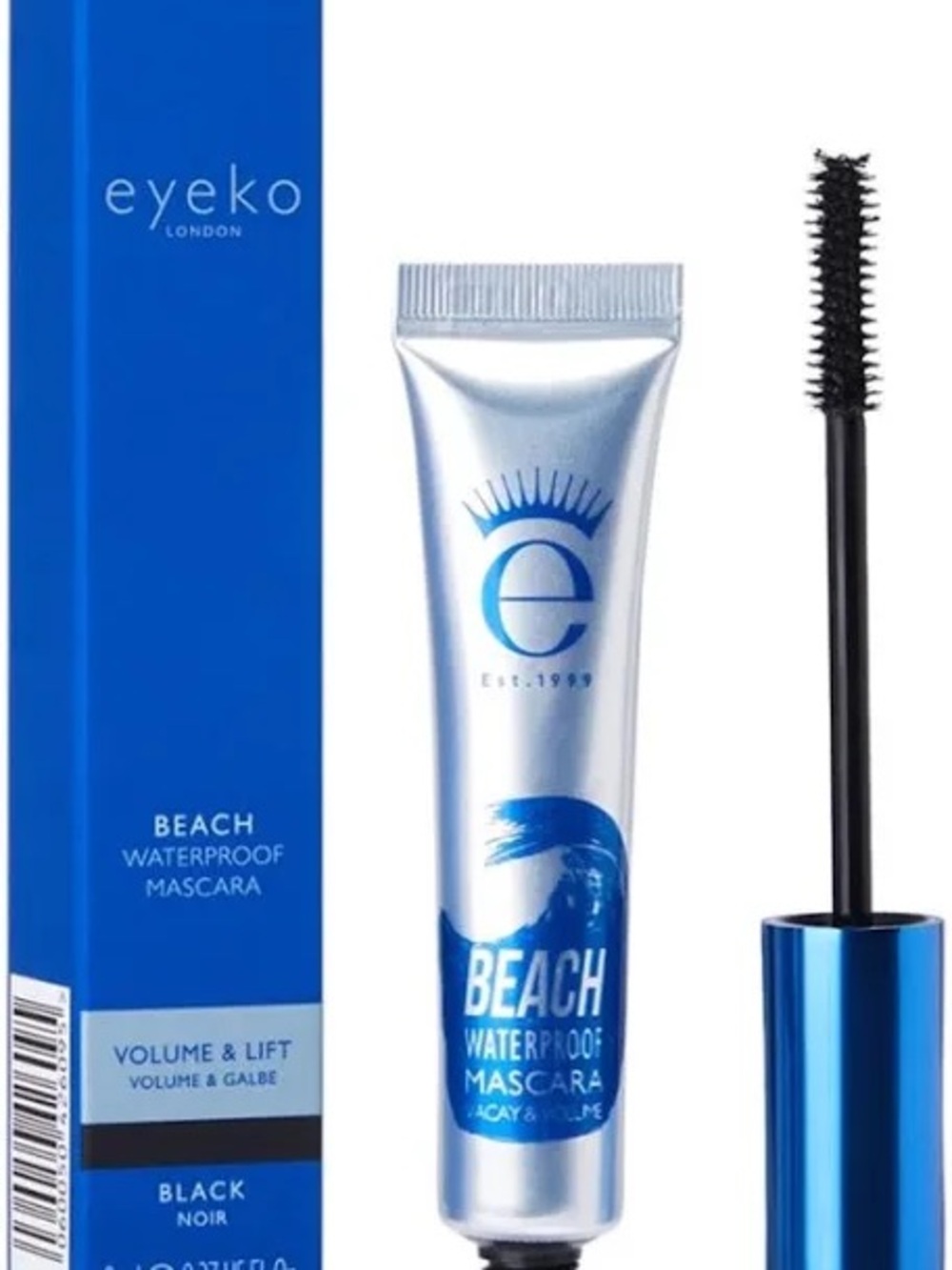 Eyeko Beach Waterproof Mascara — Black & Blue Packaging